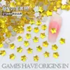 Celebridad de Internet Nuevos Planos de Fondo Plano Forma Especial Coloridos Joyería para Uñas Planas Estrella de Mar de 5 mm Súper Brillantes Diamantes Coloridos Mixtos para Uñas Venta al por Mayor