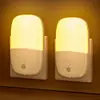 Novo Produto Atualizado Luz Noturna Inteligente de Tomada com Pinos Dobráveis, Luz Noturna LED Controlada por Luz, Lâmpada de Terapia de Luz Vermelha 670nm