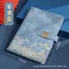 Caderno Criativo A5 Tendência Nacional Conjunto de Presente Empresarial Caixa de Presente Estilo Chinês Livro Razão Caderno Bloco de Notas Logotipo Personalizado