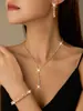 Aprobación directa de fábrica moda boda accesorios para fotografía de boda aretes collar pulsera traje combinación variedad de opciones