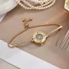 Relógio Pulseira Compacto Sexy de Tira Fina Exquisito e Versátil Relógio Pulseira Grátis Areia Movediça Strass Quartzo Relógio para Estudante Feminino