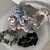 Scrunchie Pequeno de Cetim de Alta Qualidade Estilo Francês, Simples e Elegante, Elástico de Cabelo de Alta Elasticidade para Coques e Rabos de Cavalo