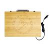 Piedra Bian Piedra de Masaje Caja Calefactora de Temperatura Constante Set de 28 Piezas Set de 16 Piedras Calientes Energéticas Belleza Spa Sauna Fisioterapia Tratamiento de Espalda