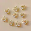 Joias para Nail Art Guirlanda de Natal Joias de Diamante Luxo Acessível Super Brilhante Laço Zircônia Acessórios de Metal Decorações de Unhas