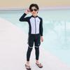 Ropa Familiar Traje de Buceo para Mujer Manga Larga Pantalones Traje de Baño Dividido Traje de Snorkel para Hombre Dividido Pareja Snorkel Traje de Medusa