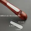Percha de madera maciza con tira de goma antideslizante, percha de silicona que no deja marcas, percha de plástico antideslizante, funda protectora de goma y cuero, universal