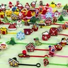 Protector de pajita de silicona de dibujos animados compatible con botellas de agua Stanley, tapa de pajita a prueba de polvo y manchas, decoración de regalo de Navidad