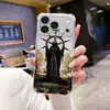 Funda para Teléfono Móvil Estilo Oscuro Europeo y Americano, Funda con Airbag Anti-Caída en las Cuatro Esquinas para Apple 18Pro, Funda Suave Transparente para iPhone 16/17 Pro Max