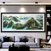 Rompecabezas de 1000 Piezas Escena del Río Qingming 98x34 Marco 98x38 Pintura de los Mil Li de Ríos y Montañas Marco de Madera Maciza de 2000 Piezas para Colgar en la Pared