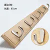 Gancho de pared de madera maciza pared de dormitorio detrás de la puerta colgador de pintura de madera de bambú pared de baño estable simple colgante de pared