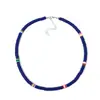 Europa y Estados Unidos cadena corta bohemia transfronteriza Hecha a mano Disco 6mm collar de cerámica suave de color mixto cadena clavicular A