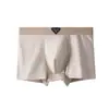 Algodão Penteado Roupa Íntima Masculina 100% Algodão Boxer Moderno 7A Virilha Antibacteriana Cintura de Espiga de Trigo Boxer Briefs 100% Algodão Respirável