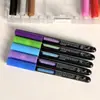 Caneta Marcadora Acrílica de Barril Preto de Grau Profissional, Líquido Direto, Sem Pressão, Camadas de Cor, À Prova d'Água, Colorida, Ponta Macia, Grande Capacidade