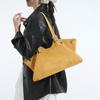 Bolsa Tote Estilo Retrô Grande Capacidade Bolsa de Mão Feminina Outono e Inverno 2025 Nova Camurça Casual Bolsa de Ombro para o Dia a Dia