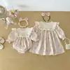 Ropa de Bebé para Niñas Otoño 2026, Mameluco, Ropa Infantil, Vestido para Niñas, Conjuntos de Manga Larga para Hermanos para Salir
