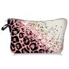 Bolsa de cosméticos de poliéster impermeable con letras de boda transfronterizas, bolsa de almacenamiento portátil con cremallera y cambio de papelería y artículos de tocador con forma de estrella