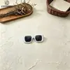 Óculos de Sol Infantis Quadrados Fofinhos com Armação Estilosa Personalidade Celebridade da Internet Estilo Europeu e Americano Óculos de Sol Protetores para Bebês