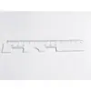 En stock Impresión de alta definición en PVC Regla oftálmica utilizada por ópticas y oftalmólogos
