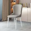Silla moderna de lujo ligero con respaldo, silla de ocio para restaurante, silla de comedor nórdica para cafetería y hotel, taburete simple para uso doméstico con respaldo engrosado
