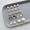 Acessórios de Cabelo Feitos à Mão Acessórios para Headwear DIY Decoração de Laço Conjunto Combinado de Pérola e Strass Acessórios