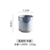 Copo de água estilo japonês copo de café de argila copo de grés copo cerâmico redondo pintado à mão comercial grande capacidade novo copo transfronteiriço