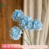 Simulación 4 Cabezas Hortensia Hortensias en Manojos Venta al por Mayor Decoración de Boda en el Extranjero Decoración para el Hogar Arreglo Floral Decoración