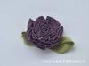 Rosas de Tecido Feitas à Mão com Folhas, Roupas Infantis, Acessórios de Cabelo, Acessórios, Brinquedos, Decoração, Cravos de 2 Pontos