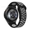 Compatible con Samsung Galaxy Watch6 5, hebilla inversa, correa bicolor, correa de silicona Nike clásica.