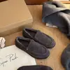 Mocasines de felpa de cuero genuino suave, suela blanda, estilo old money, para mujer, invierno, sin cordones, zapatos para conducir persona perezosa, zapatos de algodón, zapatos sencillos de pelo