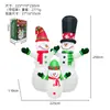 Modelo de Papá Noel Inflable Transfronterizo, Decoración Inflable de Regalo de Papá Noel, Inflable Navideño para Jardín Exterior
