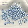 Nuevos y Modernos Rhinestones de Mono Estrella de Colores Brillantes Estrella de Cinco Puntas de Fondo Plano Decoraciones de Arte de Uñas de Vidrio K9 Venta al Por Mayor