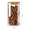 Potes Selados de Vidro Borossilicato Feitos Sob Medida, Potes para Armazenamento de Grãos, Potes Domésticos para Armazenamento, Potes Transparentes, Garrafas de Vidro para Armazenamento de Grãos