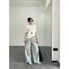 ¡Tan hermoso! Top de Mohair y Lana de Marca de Lujo con Mangas Cortas, Suéter de Punto Holgado y Relajado para Mujer, Adecuado para Todas las Estaciones, Primavera 26