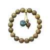 Pulsera de sándalo verde argentino 10 mm garra de gato Bodhi rosario para hombre y mujer Wen jugar joyería al por mayor