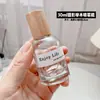 Botella de recarga de perfume con tapa de madera, botella de recarga de spray de vidrio 30ML, botella vacía de 50ml, botella de loción con spray de cápsula