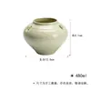 Conjunto para Sala de Chá com Esmalte Verde Estilo Song, Coleção Série Verde Cana, Incluindo Gaiwan, Bule, Xícaras de Chá, Suporte para Bule, Adequado para Cerimônia do Chá e Cerimônia do Incenso