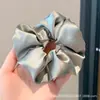 Scrunchie de rede de renda de bolinhas novo estilo coreano com um toque vintage e sofisticado, adequado para rabos de cavalo, um acessório de cabelo para meninas