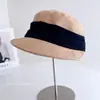 Lino Imitación Color Bloque Retro Cinta Sombrero de Equitación para Mujer Otoño Delgado Moda Gorra Plana Vacaciones Protección Solar Gorra de Periodista Tendencia