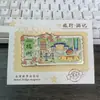 [Serie Hangzhou] Creativos Pegatinas Magnéticas Estereoscópicas de Madera para Refrigerador Ciudades Atracciones Turísticas Populares Souvenirs Culturales y Creativos