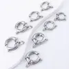 Hebilla de Marinero Hebilla de Volante Acero Inoxidable Accesorios DIY Hebilla de Conexión para Collar Pulsera Hebilla Redonda de Resorte Accesorios de Acero de Titanio