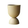 Maceta con Forma de Copa de Vino, Maceta de Plástico de Gran Diámetro, Maceta Desmontable con Forma de Trofeo, Maceta Espesa de Resina con Forma de Reloj de Arena