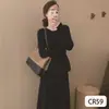 Suéter de Punto para Mujer con Estilo Suave, Lazo, Cuello Redondo y Mangas Largas, Nuevo Estilo de Invierno, Top de Alta Gama con Volantes, Cintura Ajustada y Adelgazante