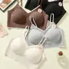 Chaleco térmico invisible de otoño e invierno para mujer, sin costuras, sin varillas, soporte lateral, que genera calor, realza la espalda y sujetador levanta-busto