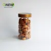 Botella de Plástico Transparente de 350ml Tarro para Empaque de Regalo Tarro Sellado Grado Alimenticio para Comida de Mascotas Tarro de Plástico para Nueces Tarro de Plástico Redondo