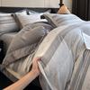 Juego de Cuatro Piezas de Terciopelo de Leche Engrosado de Invierno Clase A, Cubreedredón Cálido de Terciopelo Tallado 7D, Ropa de Cama de Terciopelo de Doble Cara para Otoño e Invierno