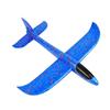 Avión de lanzamiento manual 48cm35cm avión de espuma luminoso juguete epp camuflaje avión de lanzamiento giratorio planeo de acrobacias