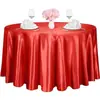 Toalha de mesa redonda, toalha de mesa de cetim, toalha de mesa de tecido para restaurantes, toalha de mesa para banquetes, toalha de mesa redonda grande, toalha de mesa para hotel e restaurante, capa de mesa redonda