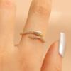 Anillo abierto con forma de serpiente incrustado con circonita de alta gama transfronterizo para mujer Joker Anillo para dedo índice espíritu zodiacal serpiente venta al por mayor
