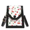 Al por mayor Bolsita Cuadrada Popular de Este Año Bolso de Mujer Otoño 2025 Nuevo Bolso de Hombro Color Cereza Contrastante Bolso Cruzado Versátil de Fresa