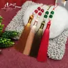Yixiangfei 10cm borla con borlas y cuentas marcapáginas ropa infantil sombrero colgante manualidades cheongsam adornos para hombros de nube